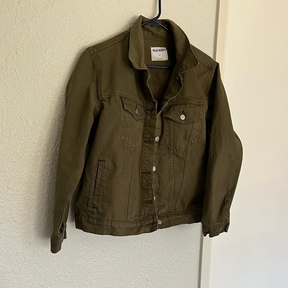 Army Green Jean Jacket